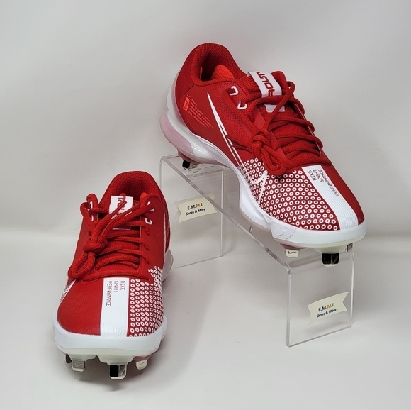 Nike Force Zoom Trout 7 Pro Metal Baseball Cleats Red CQ7224-602 Men Multi New - Picture 3 of 10